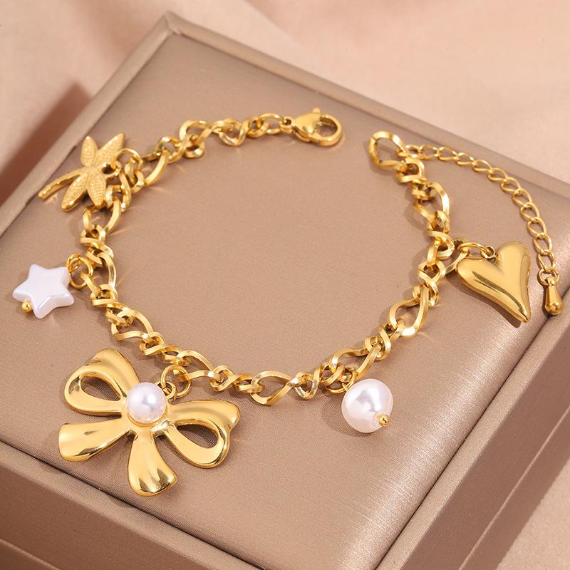 Популярный браслет, титановая сталь не тускнеет, браслет с цирконами 'Любовь', высококачественный женский браслет в стиле легкой роскоши, нишевый браслет, браслет.