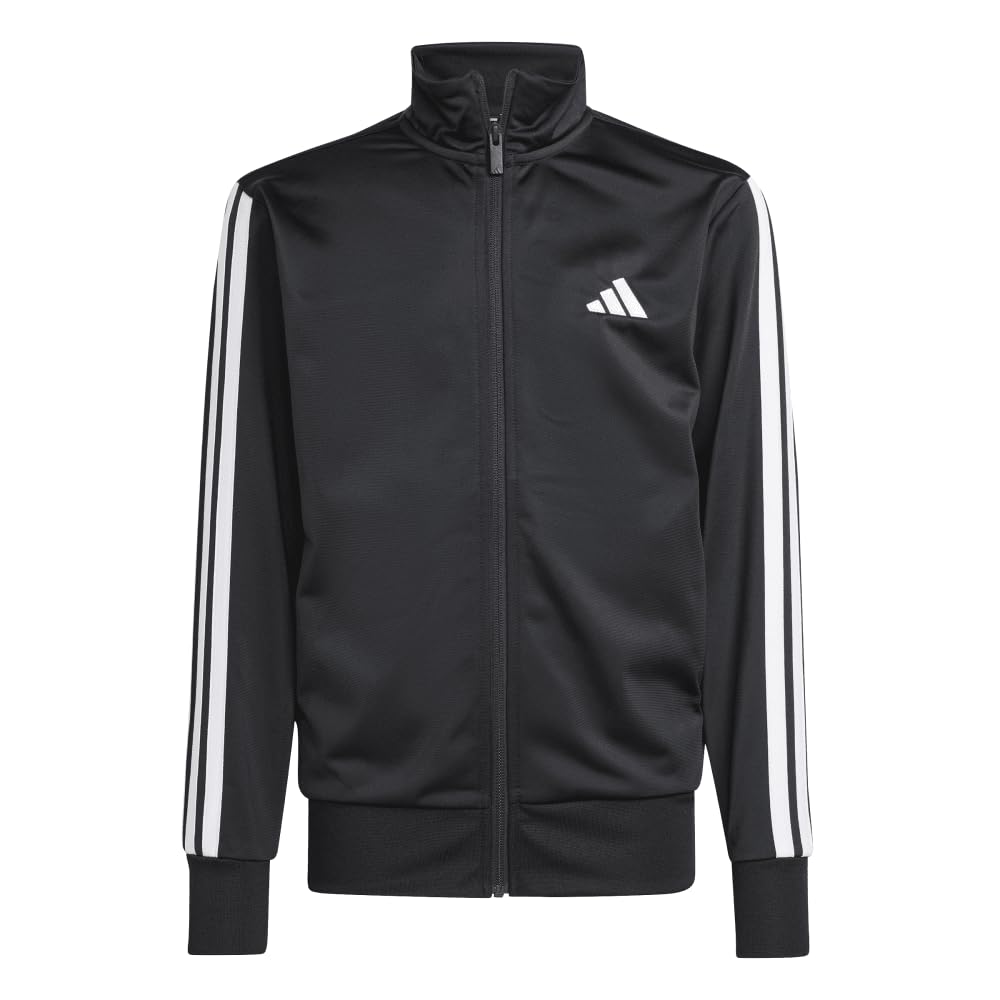 Комплект спортивного костюма Adidas для мальчиков J150, верх черный/белый, низ черный/белый (JD6502)