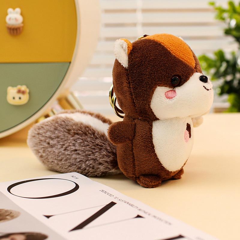 Bunny Plush Keychain Doll Machine Pendant Student Schoolbag Backpack Pendant Small Toys Boutique Girls Jewelry