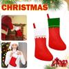Merry Christmas Socks Plush Tree Hanging Gift Candy Large Socks Decoration