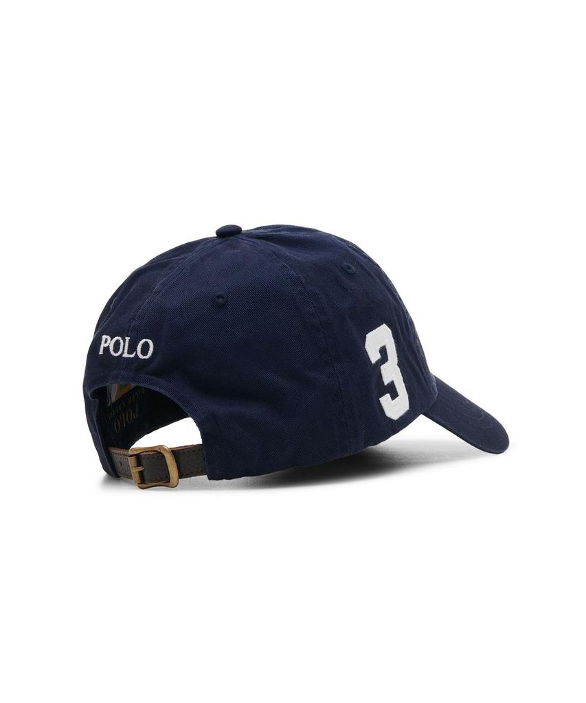 Кепка-бейсболка POLO RALPH LAUREN Big Pony из хлопка - Темно-синяя