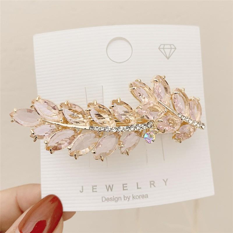 Модная заколка для волос в стиле ретро со стразами и бабочкой, большая заколка для волос с цветком, весенняя заколка, милая женская заколка в виде утконоса, головной убор, заколка для волос