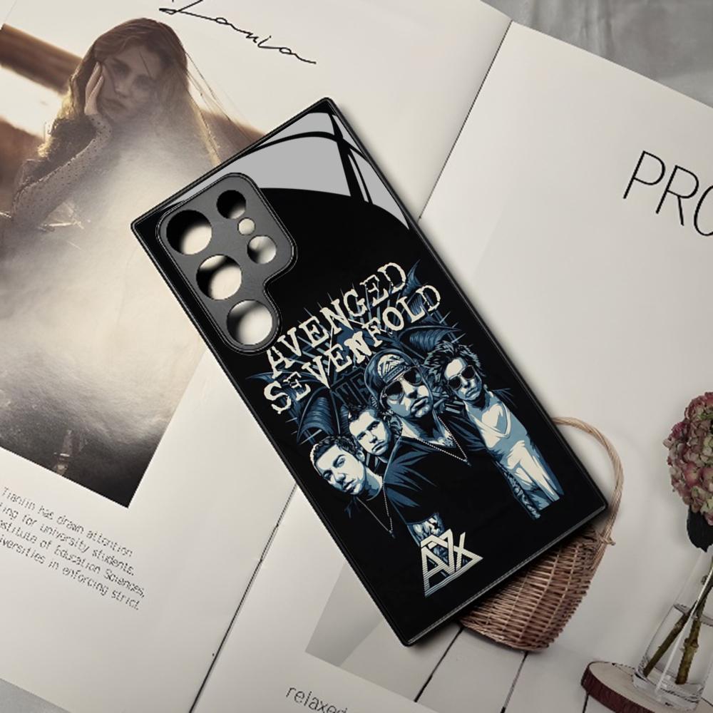 A-Avenged Sevenfold Phone Case For Samsung Galaxy S26 S25 S24 S23 S22 S20 S21 Edge Ultra Plus Fe Colored Silver Cover
