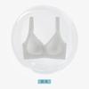 Traceless jelly underwear women's big breasts anti-sagging, sub-breasts lifted and gathered large size vest type steel-rimless bra