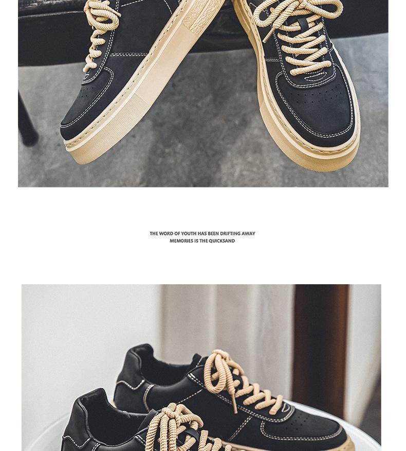 Мужские летние нескользящие кеды для скейтборда - Износостойкая спортивная обувь на толстой подошве для подростков (2024)