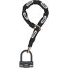 ABUS Motorcycle Shackle Lock Loop Chain Granite 58 12KS Black Loop 100 12KS & (58/140HB3 120BKG)