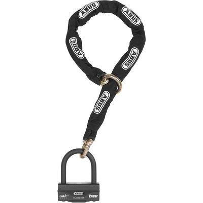ABUS Мотоциклетная скоба с замком-петлей Цепь Гранит 58 12KS Черная петля 100 12KS & (58/140HB3 120BKG)
