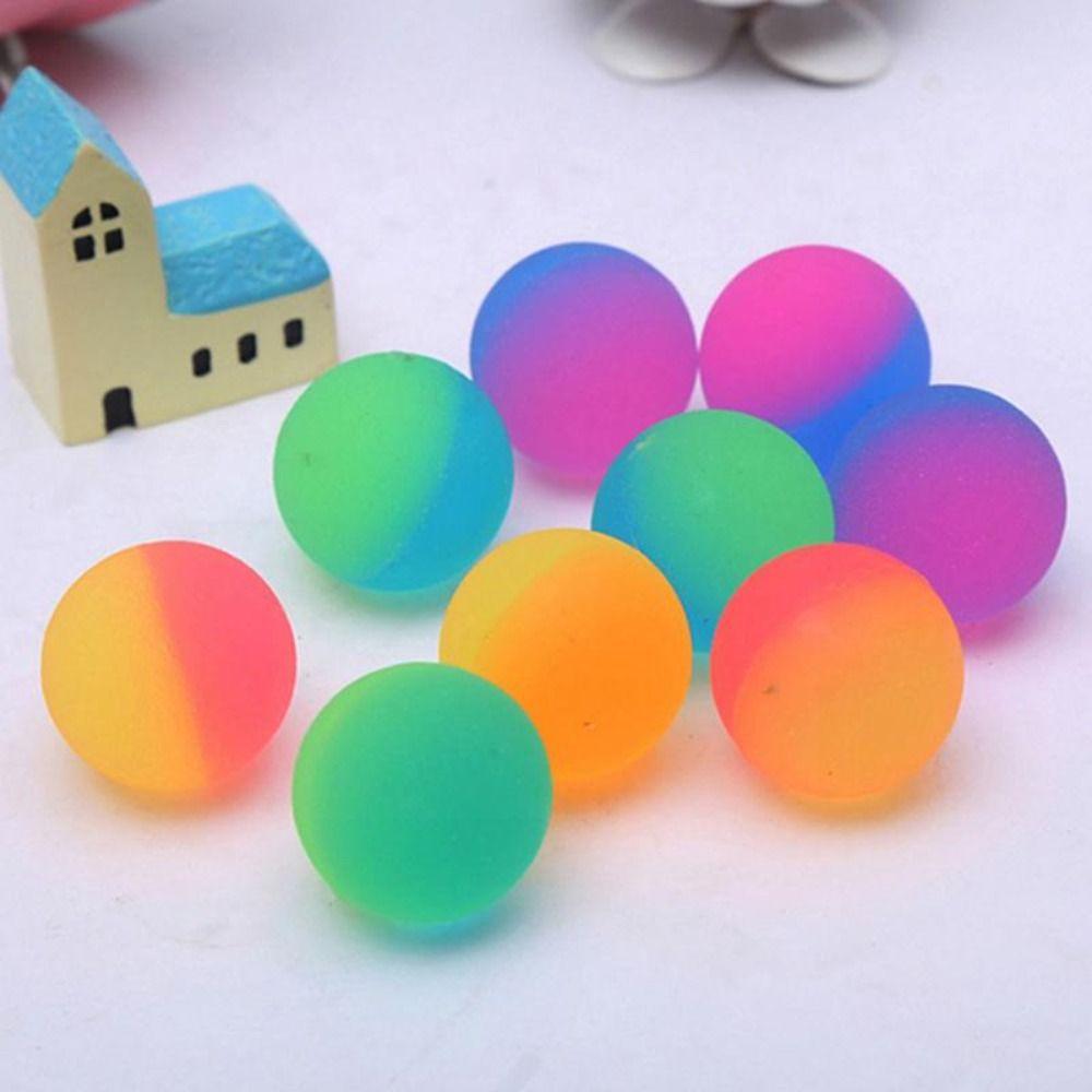 Favors Rubber Jump Ball Color Bouncing Ball Children Toy Ball Jumping Balls Rubber Bouncing Ball