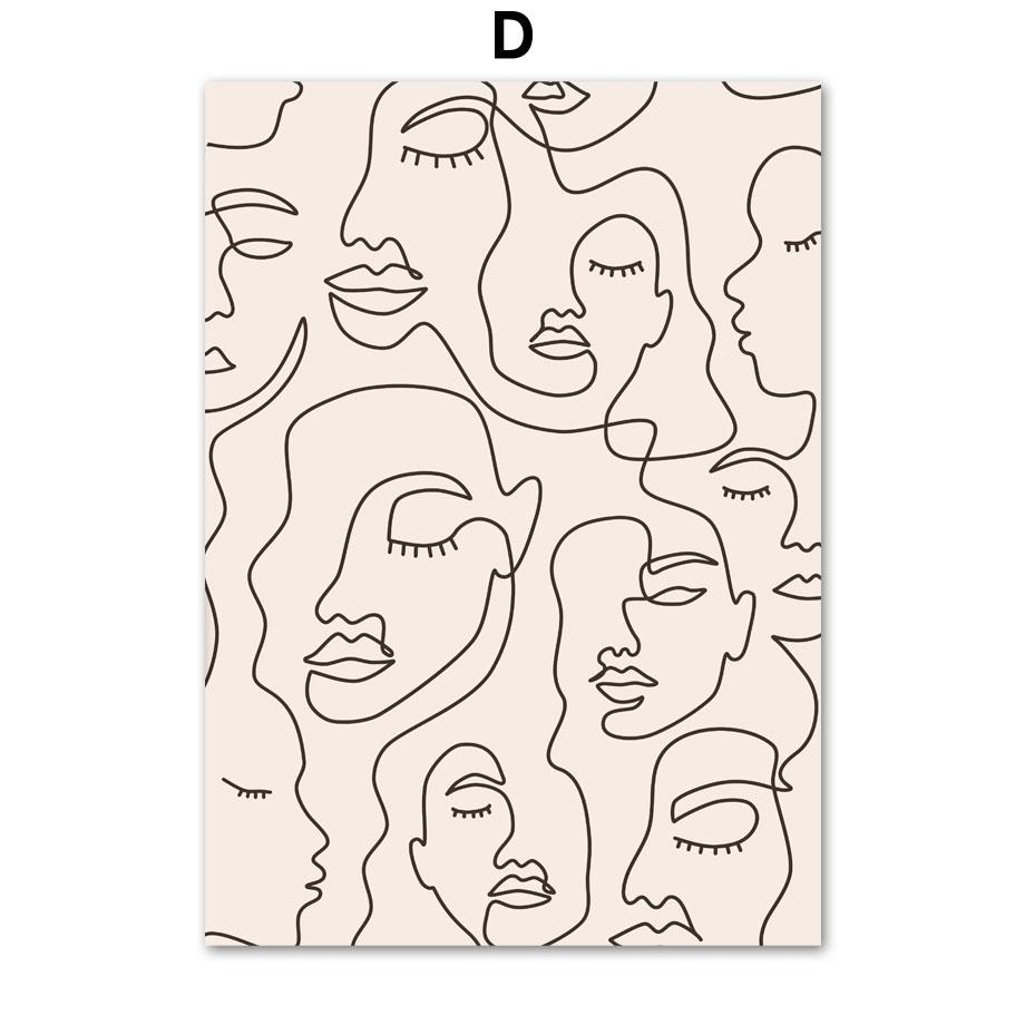 Бохо Абстрактная Черная Девушка Лист Радуга Геометрия Настенное Искусство Холст Живопись Скандинавские Постеры И Принты Картинки Для Декора Гостиной