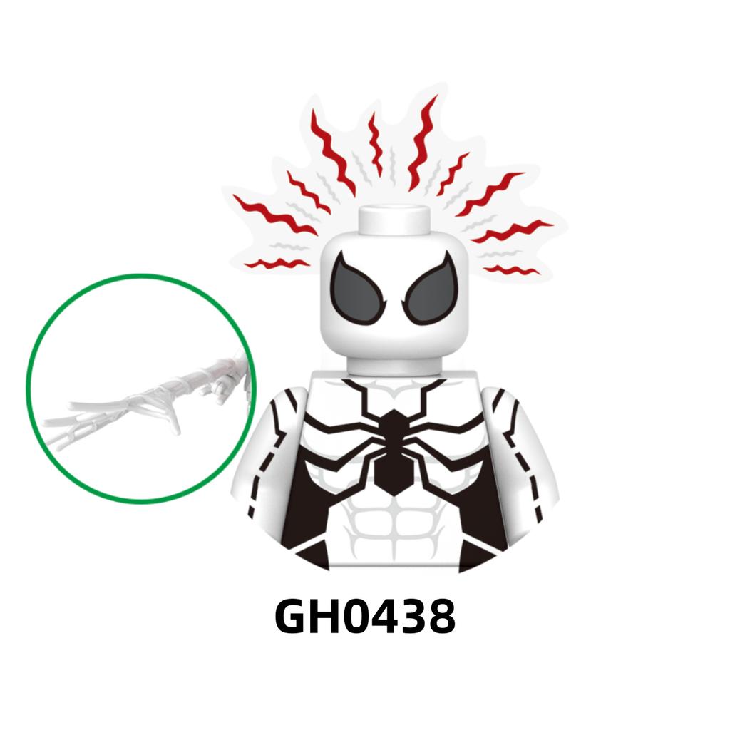 Слепая коробка Мини Строительные блоки G0151 Фигурки Большой Гоблин Человек-паук Железный Человек Веном Капитан Ястреб Дэдпул Броня Рождественский Подарок Игрушка