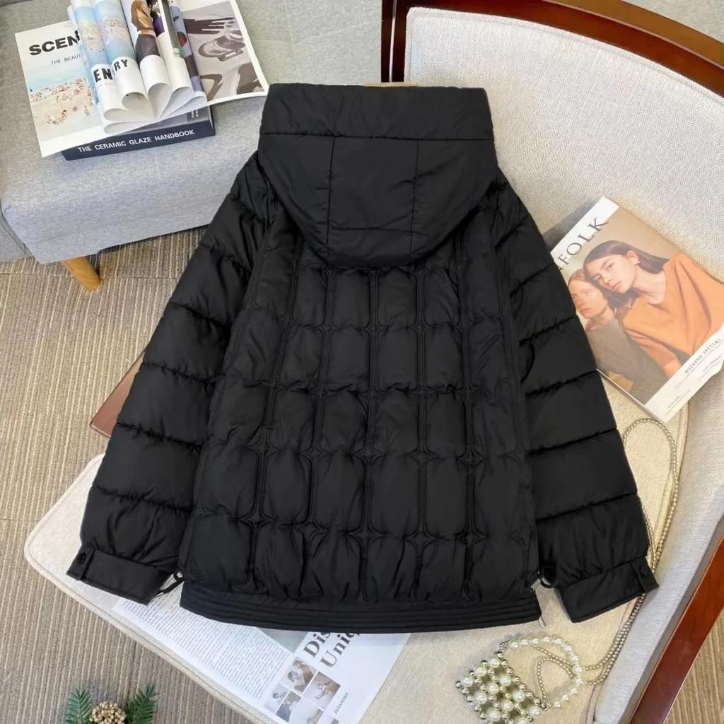 Fashion Winter Down Cotton Padded Jacket Women's Warm Padded Jacket Solid Color Short All-match Top