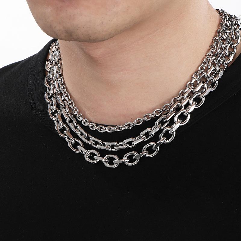 Браслет ручной работы, сделай сам, японская пряжка-лобстер, отделка О-цепочкой, OT-пряжка, нержавеющая сталь, мужское и женское ожерелье