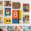 Abstract Bauhaus Geometric Lines Posters and Prints Nordic Japan Wall Art Canvas Painting Modern Pictures for Living Room Decor
