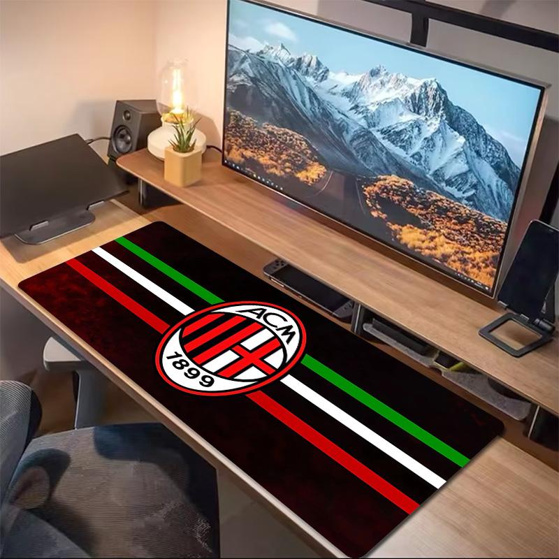 Associazione Calcio Milan2 Print  Cushion Non-slip Laptop Tablet Big Mousepad XXL Mat Mini PC Playmat With Lock edge