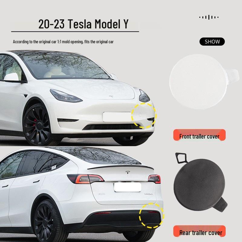 Комплект буксировочного крюка и накладки бампера для Tesla Model 3/Y