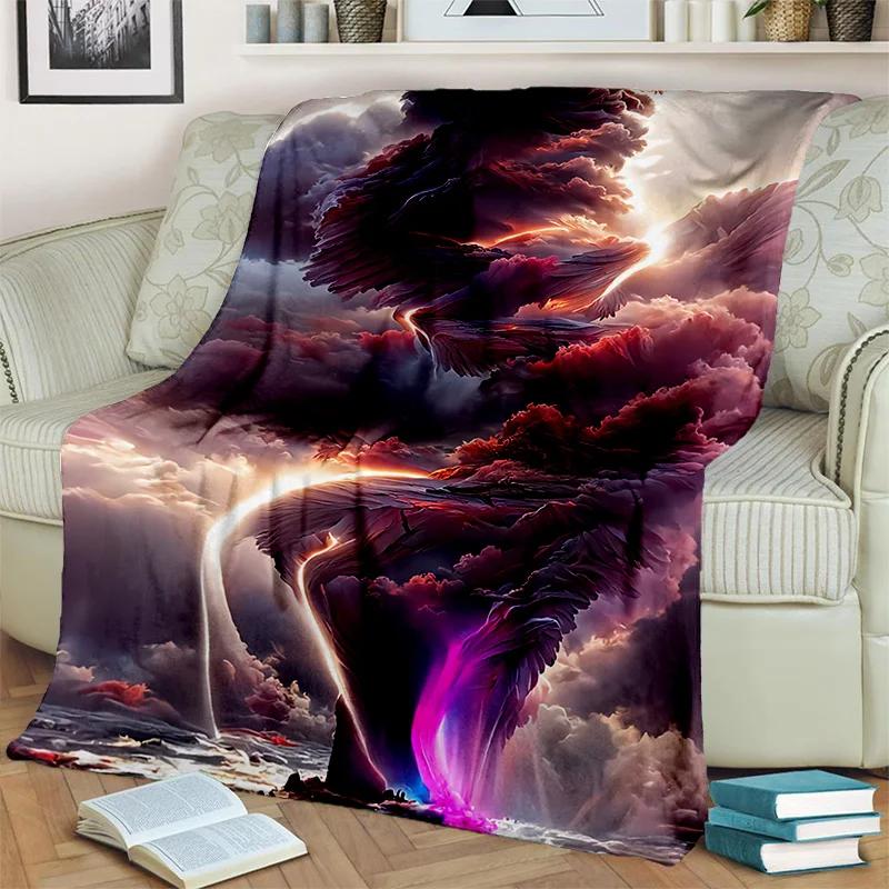 Одеяло Dream Natural Tornado Cloud Twister, мягкое одеяло для дома, спальни, кровати, дивана, пикника, путешествия, офиса, детское одеяло