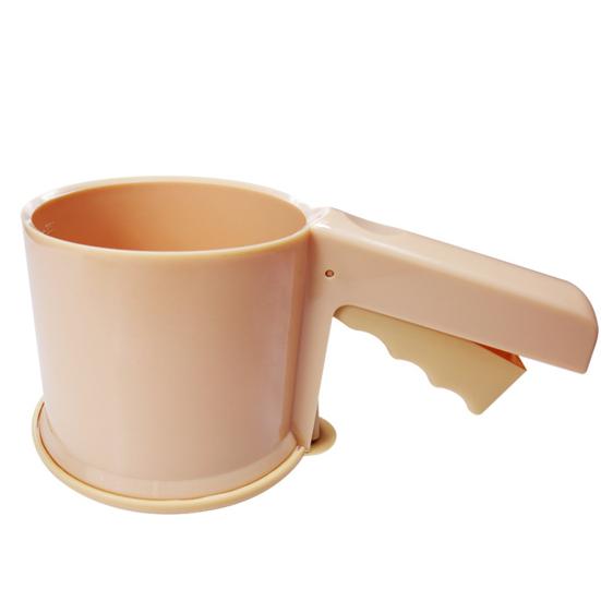 Полуавтоматическое сито для муки, дуршлаг, мелкоячеистый фильтр, легко чистящаяся чашка, перколятор для муки, сито для выпечки, сахарное сито