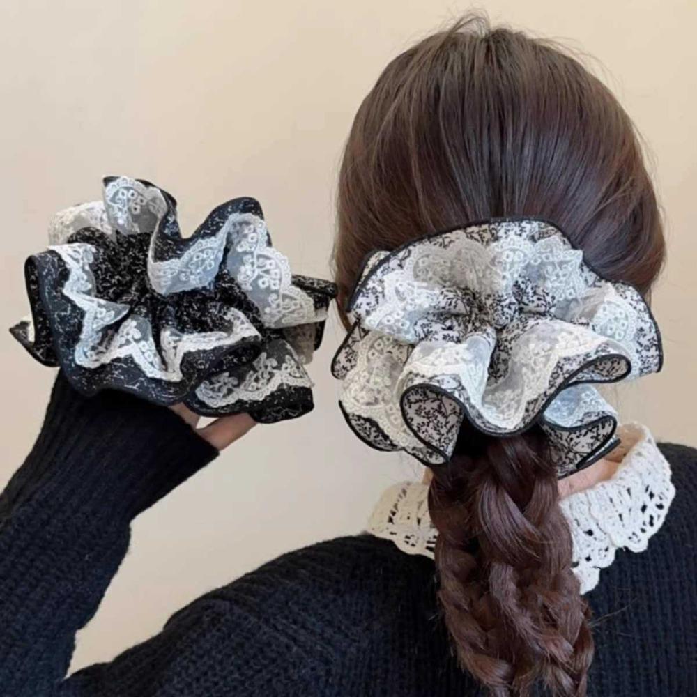 Двухслойные женские резинки для волос большого размера, большие веревки для волос, аксессуары для волос