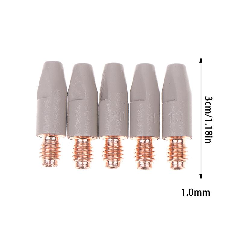 5 шт. Защитное сопло с покрытием 24Kd 0,8/1,0/1,2 мм Контактное сопло сварочной горелки Mig 24Kd Mig Mag Контактное сопло