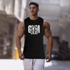Personalised Printed GYM Warriors Cotton Sleeveless T-shirt Hot Stamping Gym Clothing Mens Bodybuilding Loose Tank Tops
