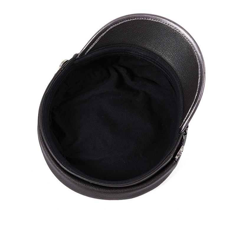 Кожаный женский берет с козырьком, кепка газетчика-разносчика газет, пекаря-мальчика в стиле рыбака, кепка таксиста-скрипача, шляпа капитана-матроса