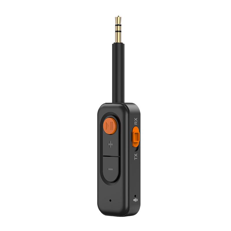 Bluetooth 5.4 Audio Adapter Receiver Transmitter 3.5mm AUX Wireless Audio Adapter HIFI Music With HD MIC For TV Car Headphones