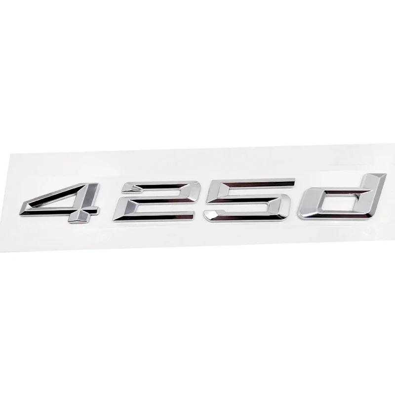 ABS Car Rear Trunk Letters Logo Badge Emblem Sticker For BMW 4 Series 420d 425d 428d 430d 435d 440d 450d F30 F32 F33 F36 G26 G22 iy2