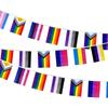 33ft Pride Bunting Flags, Colorful String Banner for Pride Accessories, Home, School, Bars, Restaurants, Garden Decoration