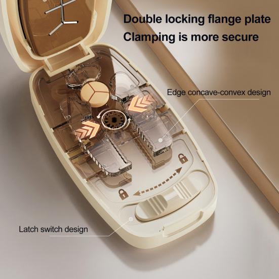 Портативный регулируемый нож для таблеток, разделитель таблеток 1/2 1/3 1/4 дюйма, точное центрирование для круглых и овальных таблеток, нарезка нескольких таблеток.