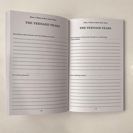 Записная книжка Mom Story Guided Journal, чтобы поделиться своей жизнью, своей любовью, матерью