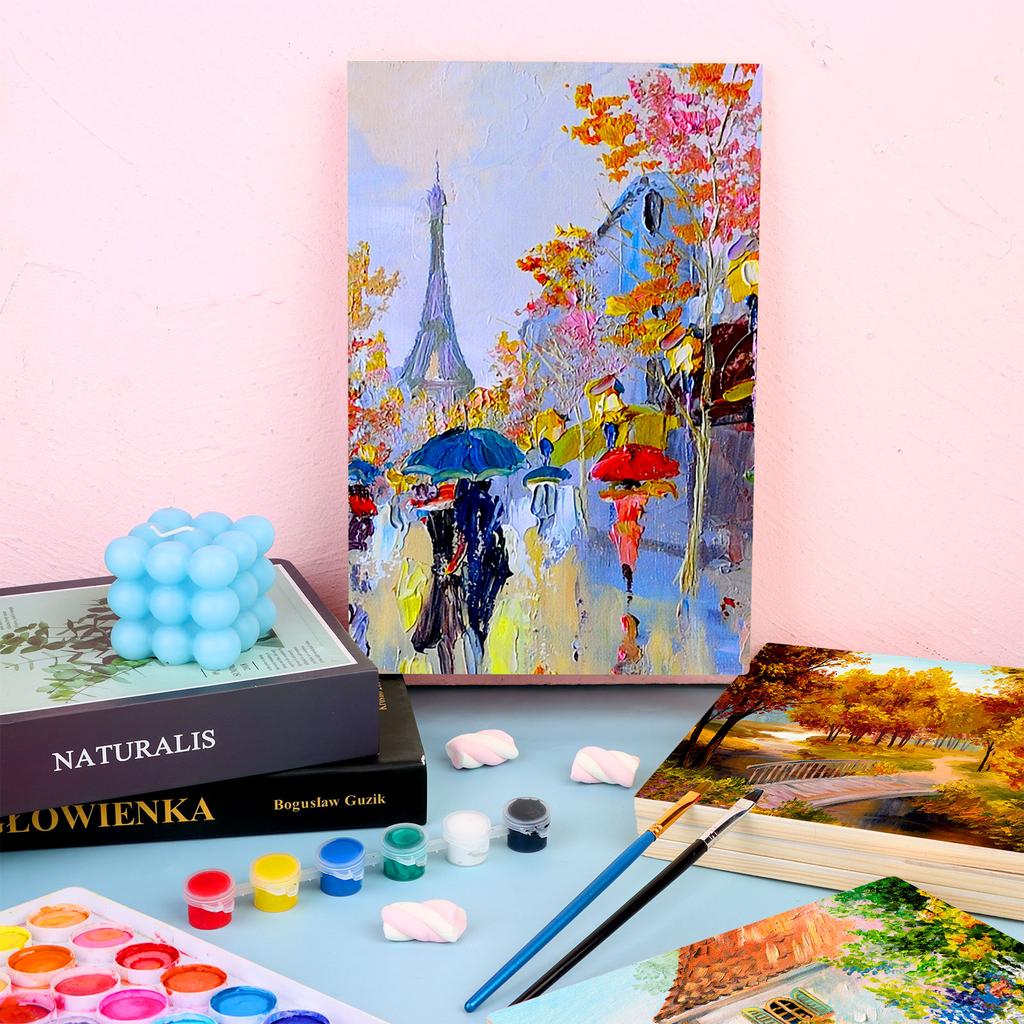 Набор из 15 нешлифованных деревянных холстов 11,8x7,9 дюйма