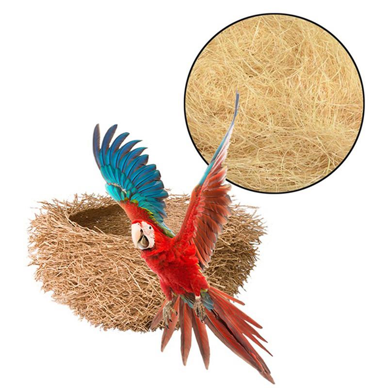Jute Nesting Material 30G Nest / Fibre Aviary Birds Canaries Nest Filled Grass