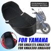Для Yamaha XMAX300 XMAX 300 X-MAX 250 125 400 Мотоаксессуары Сиденье Ящик для хранения Кожаный Задний багажник Защитная накладка для багажника
