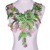 1Pcs Green Flower Collar Floral Embroidered Applique Trim Decorated Lace Neckline Collar Sewing Decoration