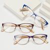 Clear Lens Retro Half Frame Presbyopic Eyeglasses Hyperopia Glasses Optical Eyewear Reading Glasses