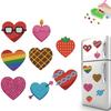8 шт. 2D/плоские DIY Алмазное Искусство Магнит на Холодильник Набор Алмазная Живопись Магниты Кристаллическое Искусство Поделки для Взрослых Новичков Домашний Декор