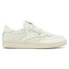 Reebok Club C 85 Vintage Удобные Универсальные Низкие Кроссовки Унисекс Кроссовки Молочно-Белые 100032996