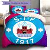 Silkeborg IF  Pattern Bedding Quilt Set  Home Decoration  Gift (1 * duvet cover + 2 * pillowcase  without core)