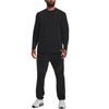 Under Armour Однотонная футболка с круглым вырезом и принтом на плечах, мужская футболка, черная 1373876-001
