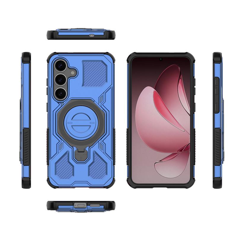 Для чехла Samsung Galaxy S25 Plus Чехол-подставка Samsung S25 Plus Магнитная беспроводная зарядка Защитный чехол для телефона Для Samsung S25+