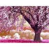 Diamond Painting Full Cherry Blossoms Mosaic House Sakura Embroidery Scenery Home Decor Diamond Art