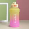 1.3L Large Capacity Sports Water Bottle Frosted Cup Outdoor Fitness Kettle Plastic Water Cup Students Portable Big TonTon Barrel