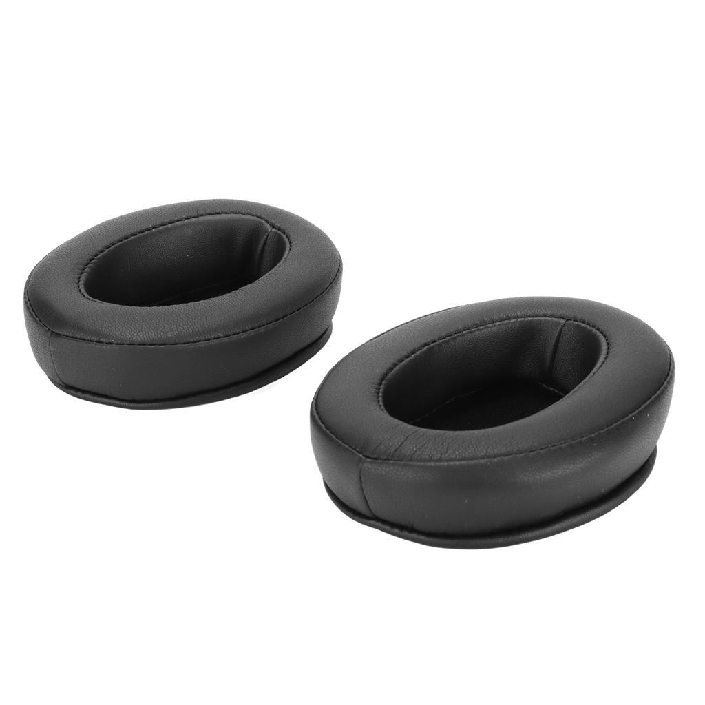 Headphones Earpads Enhance Bass Soft Comfortable Leather Replacement Ear Cushions for Sennheiser Momentum Black