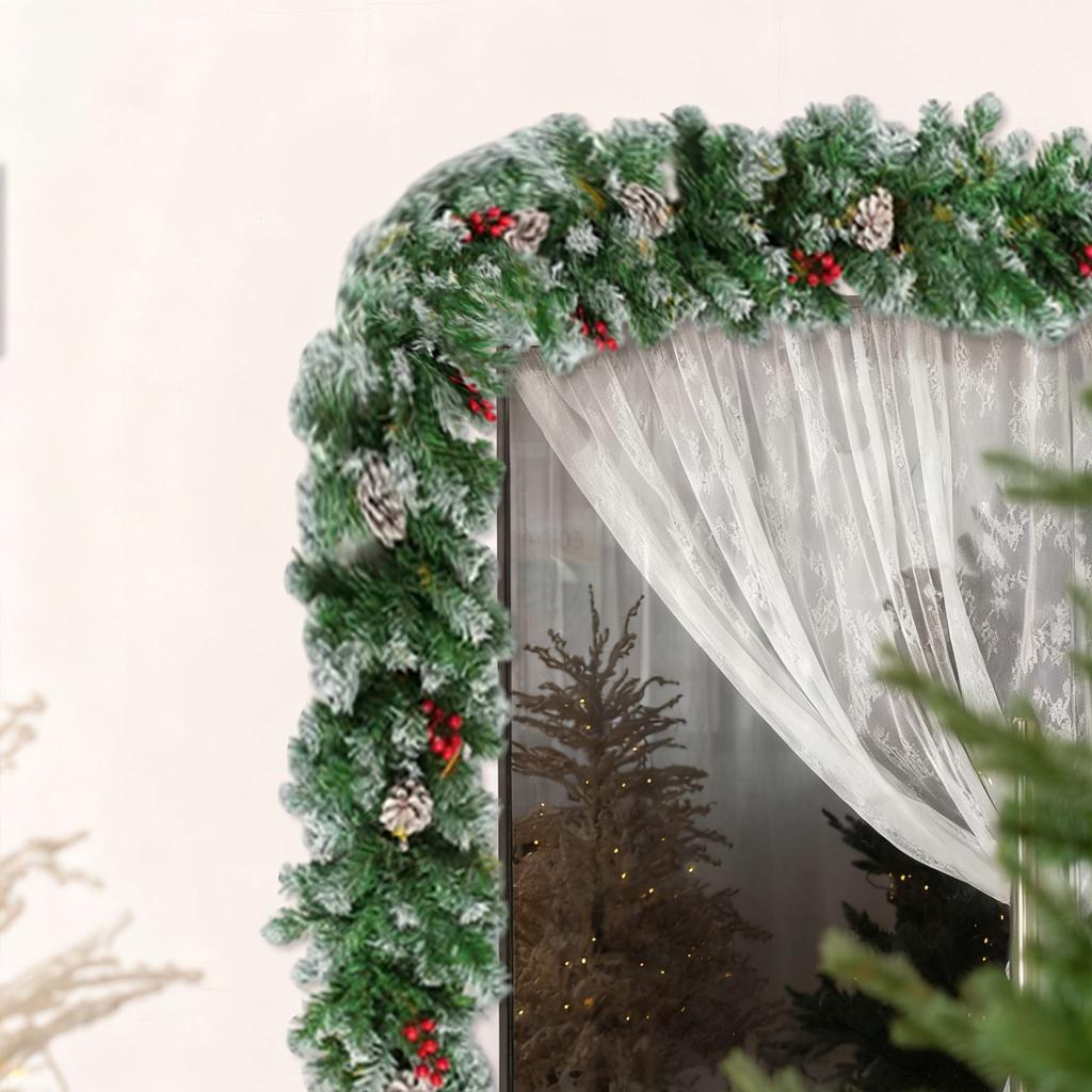 2.7MNeedle Flower String Simulation Rattan Plant With Light