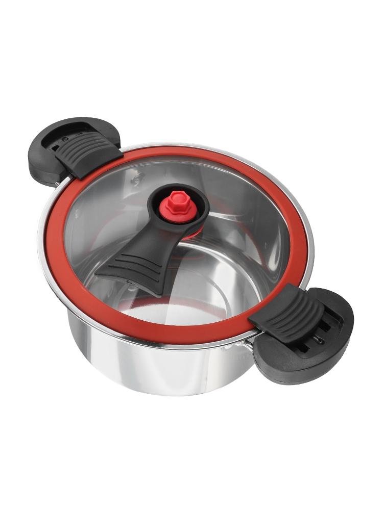 Антипригарная кастрюля Посуда из нержавеющей стали 3,5 л Скороварка