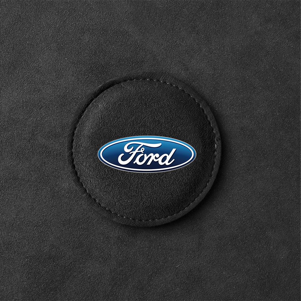 2Pcs Car Coaster Non-Slip Pad Water Cup Holder Mat For Ford STRACING Focus Mustang Fiesta Kuga MK7 MAX Mondeo Escape Accessories