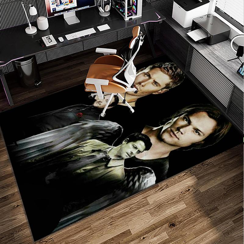 Super-natural Darkness Deliverance Office Rug Chair Mat, Game Carpet, Suitable for Front Door, Bedroom, Living Room, Desk, Holiday Gift