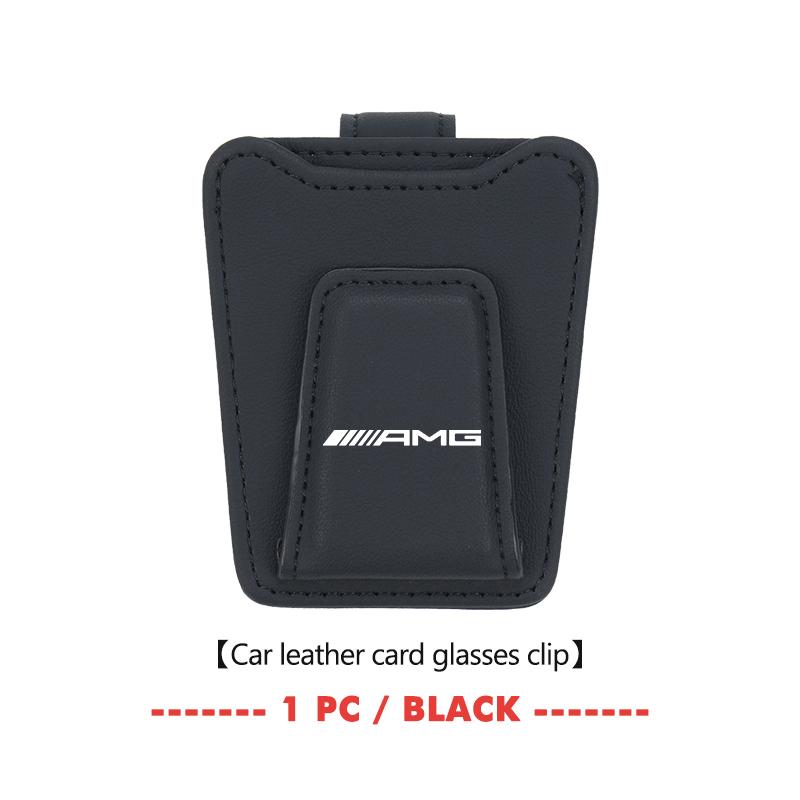 Car Eyeglass Clip Sun Visor Glasses Storage Card Ticket Holder For Mercedes Benz AMG A B C E S G Class A180 CLK CLA GLE GLC W212 q5