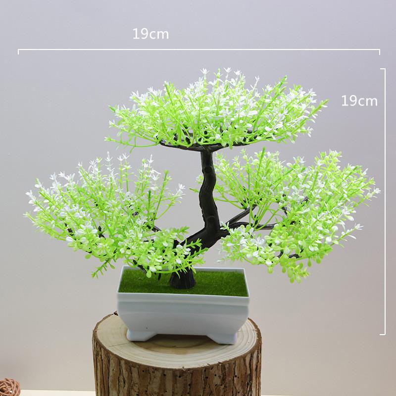 Пластиковое декоративное растение бонсай для помещения с реалистичным дизайном