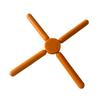 1pcs Kitchen Utility Foldable Cross Silicone Trivets Expandable Holder Collapsible and Non-Slip for Cooking Pots and Pans Table Mat